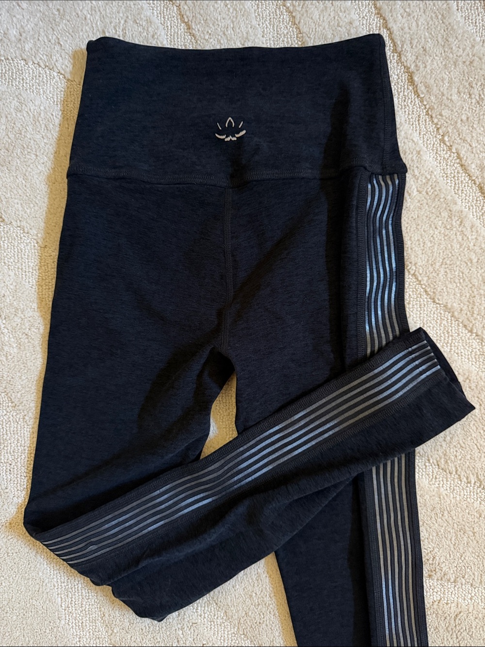 Beyond Yoga Side Stripe High Waisted Leggings Black XS